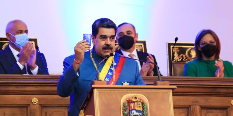 Nicolás Maduro. 12ene2021.Foto Twitter.