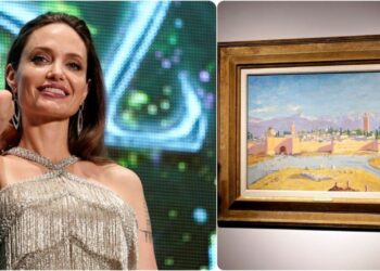 Angelina Jolie venderá un cuadro que Churchill regaló a D. Roosevelt.