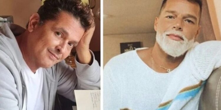 Carlos Vives y Ricky Martin. Foto collage.