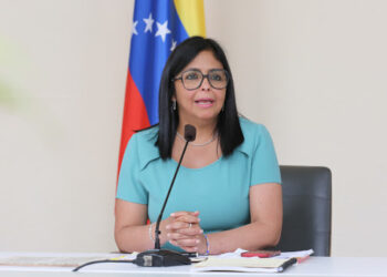 Delcy Rodríguez. Foto Radio Miraflores.