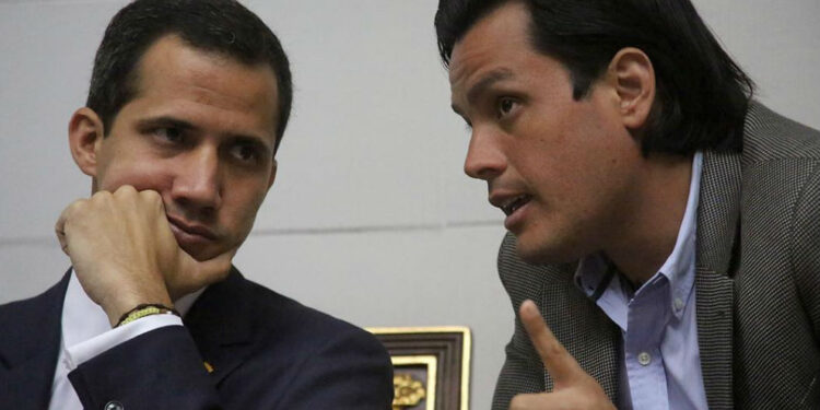 Juan Guaidó y Carlos Paparoni. Foto de archivo.