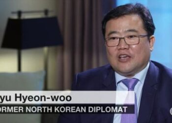 El ex embajador norcoreano Ryu Hyeon-woo durante la entrevista con CNN (CNN/Captura de pantalla)