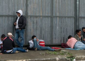 Migrantes, refugio. Foto agencias.