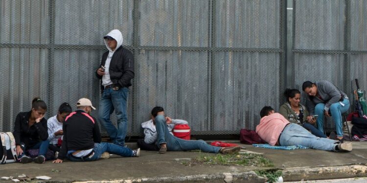 Migrantes, refugio. Foto agencias.