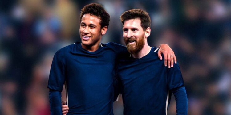 Neymar & Messi. Foto de archivo.