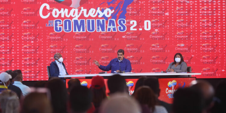 Nicolás Maduro. Congreso de comunas. Foto @PresidencialVen