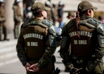 Policías de Chile. Foto de archivo.