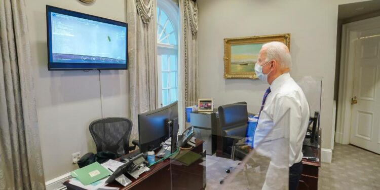 Presidente de EEUU, Joe Biden. Perseverance. Foto @POTUS.