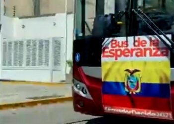 Régimen de Maduro. Elecciones Ecuador. Foto captura de video.