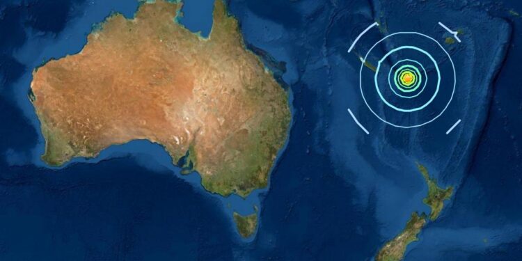 Sismo Pacífico Sur. Foto agencias.