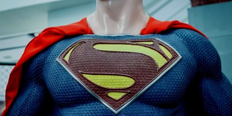 Superman. Foto de archivo.