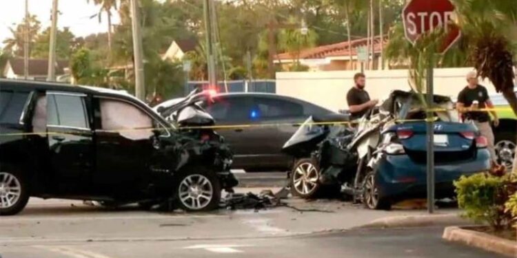 Jovén EEUU Miami, accidente. Foto agencias.