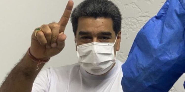 Maduro vacuna rusa. Foto captura de video.