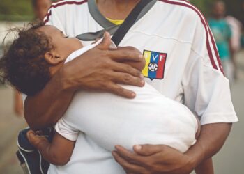 Padres venezolano. Foto de archivo.