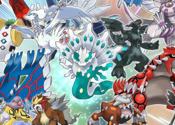 Pokémon legendarios. Foto de archivo.