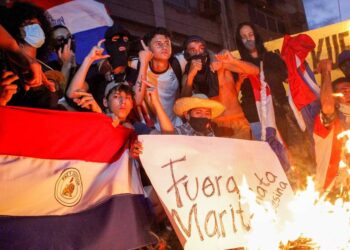 Protestas Paraguay. Foto agencias.