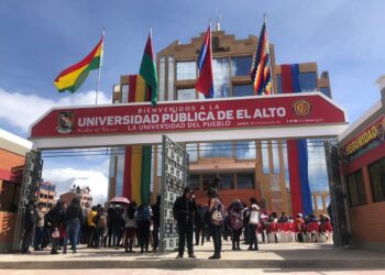 Universidad Pública de El Alto. Bolivia. Foto agencias.