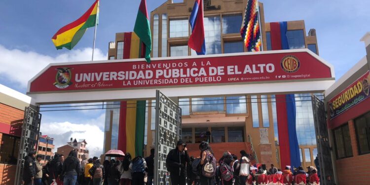 Universidad Pública de El Alto. Bolivia. Foto agencias.