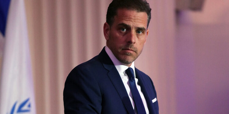 Hunter Biden speaks on stage at the World Food Program USA's Annual McGovern-Dole Leadership Award Ceremony at Organization of American States on April 12, 2016 in Washington.