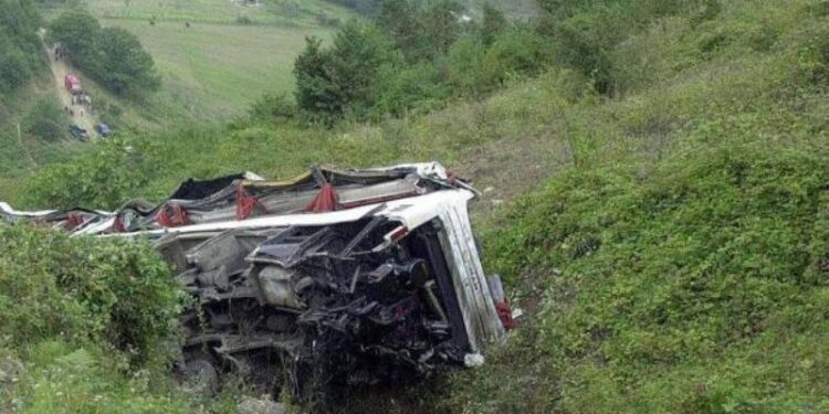 Accidente de autobús Ecuador. Foto referencial.