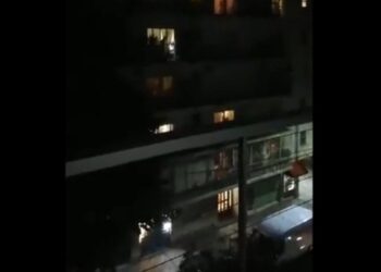 Cacerolas, Buenos Aires Toque de queda. Foto captura de video.