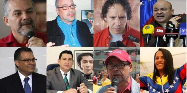 Candidatos, rectores CNE. Foto collage.