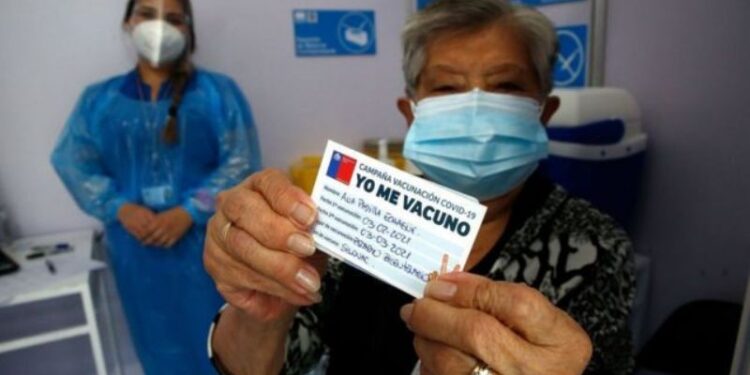 Chile, vacunación coronavirus. Foto BBC.
