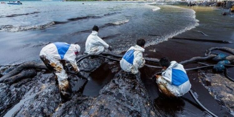 El embalse contaminado en Florida. Foto El Nuevo Diario.