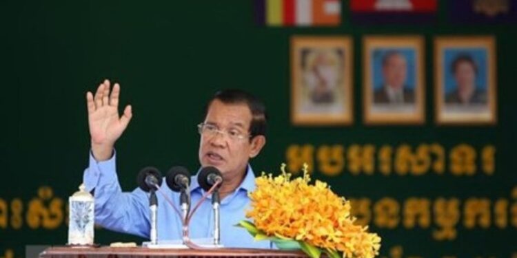 El primer ministro de Camboya, Hun Sen. Foto de archivo.
