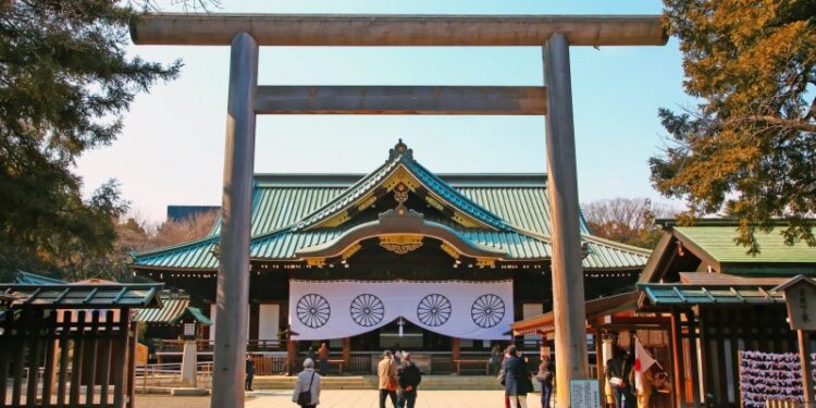 El santuario de Yasukuni en Tokio. Foto de archivo.