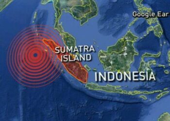 Indonesia, Sumatra Island. Foto Google Earth