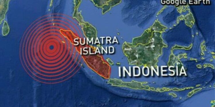 Indonesia, Sumatra Island. Foto Google Earth