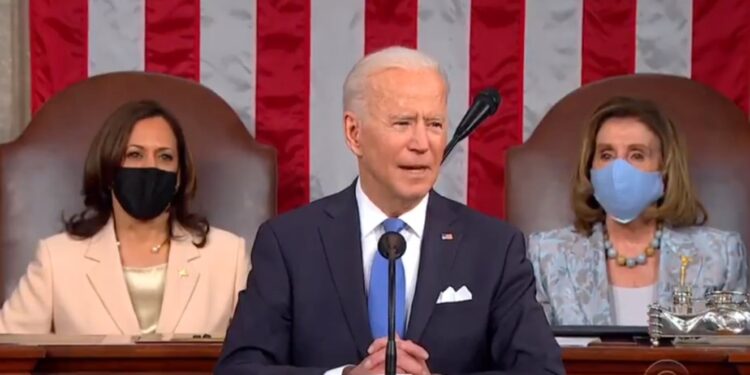 Joe Biden, presidente de EEUU. Congreso. Foto @xevtfm
