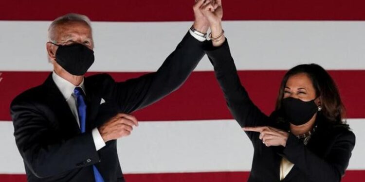 Joe Biden y Kamala Harris. Foto Reuters.