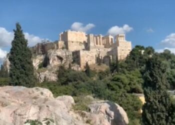 La Acrópolis de Atenas. Foto captura de video EFE.