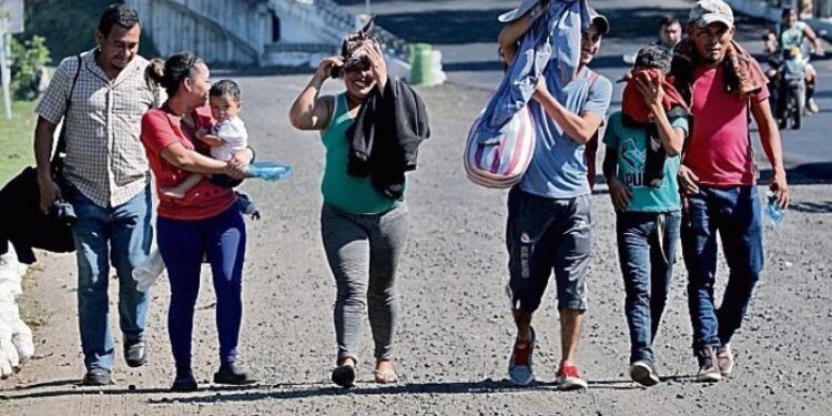 Migrantes. Foto de archivo.