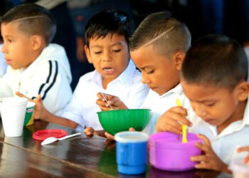 Nicaragua, merienda escolares. Foto de archivo.
