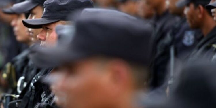 Policías El Salvador. Foto de archivo.
