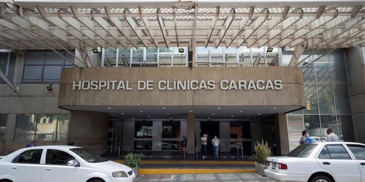 Vzla, Coronavirus, Hospital de Clínicas Caracas. Foto EFE.