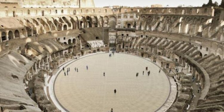 El Coliseo Romano. Foto de archivo.