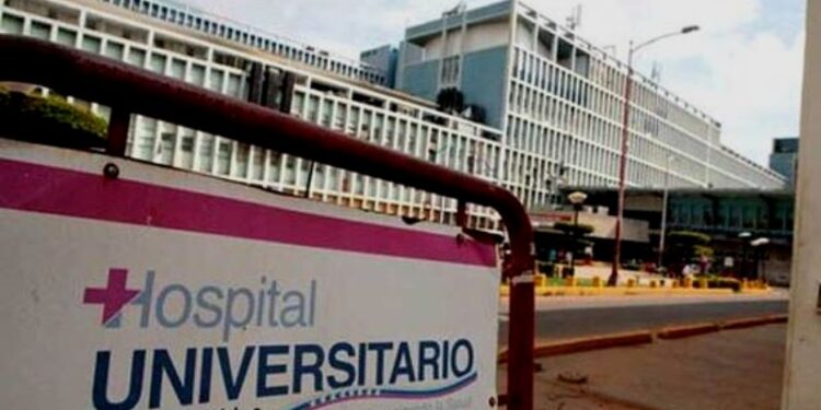 Hospital Universitario de Maracaibo. Foto de archivo.