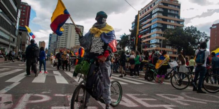 Protestas Colombia. Foto agencias.