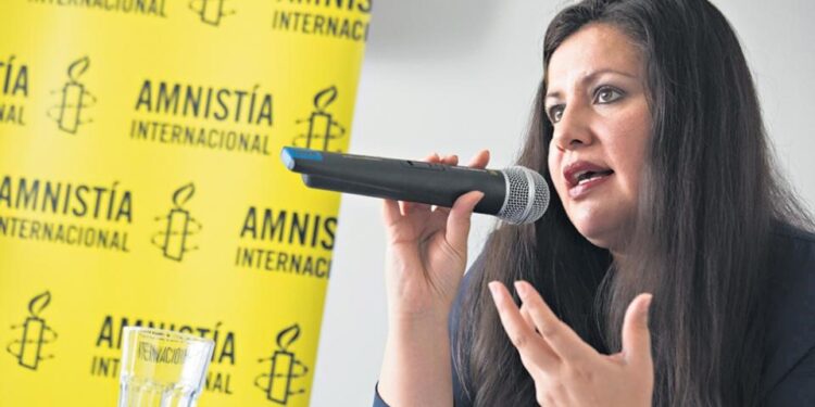 La directora para las Américas de Amnistía Internacional (AI), Erika Guevara-Rosas. Foto de archivo.
