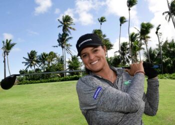 María Torres, golfista puertoriqueña. Foto agencias.