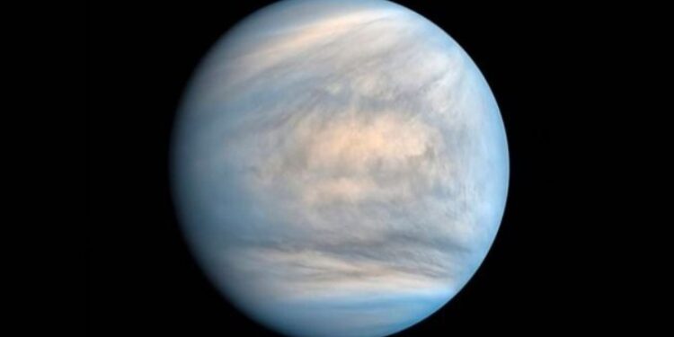 Planeta Venus. Foto de archivo.