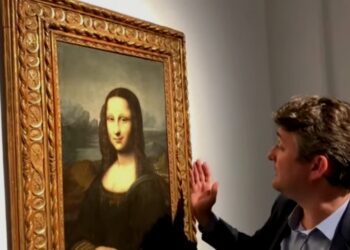 Réplica. Mona Lisa. Foto captura de video EFE.