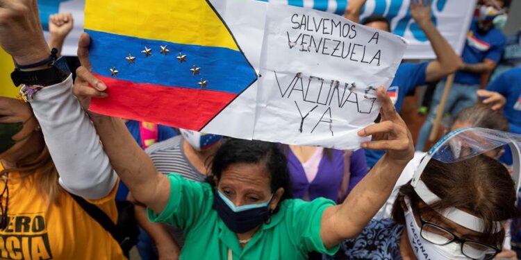 Vzla, coronavirus. Foto EFE.