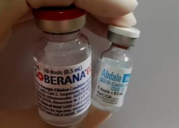 Abdala y Soberana 02. Vacunas cubanas. Foto de archivo.