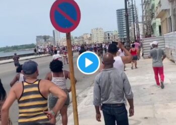 Cuba, malecón. Foto captura de video.