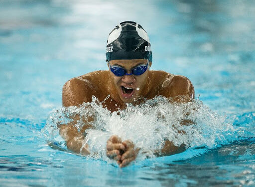 El nadador dominicano Josué Domínguez. Foto agencias.